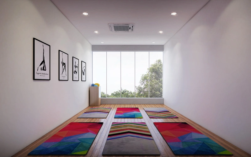 Yoga studio at Morya
